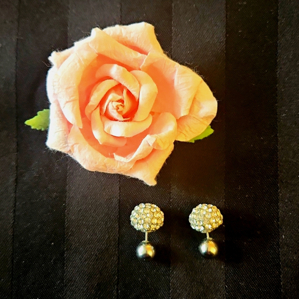 Bubble Rhinestone Earrings